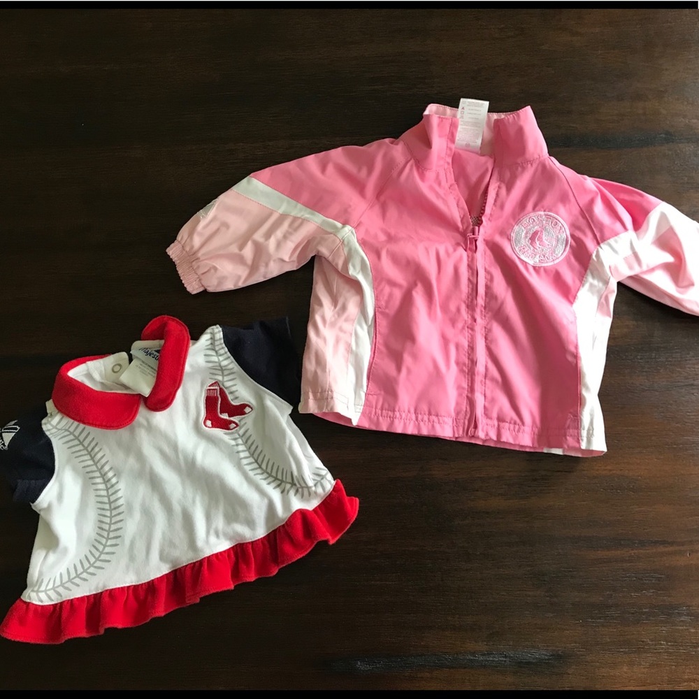 3-6M Baby Girl Red Sox Bundle